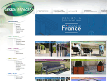 Tablet Screenshot of design-espaces.fr